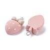 Opaque Resin Pendants X1-RESI-F030-03-3