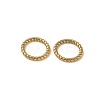 304 Stainless Steel Twisted Ring Linking Rings STAS-L300-005D-G-1