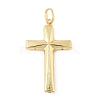 Cross Brass Big Pendants KK-M327-07A-G-1
