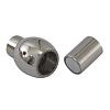 Smooth 304 Stainless Steel Magnetic Clasps X-MC086-2