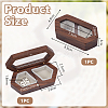 1Pc Hexagon Wooden Visible Window Pet Pet Keepsake Storage Boxes CON-DR0001-11-2
