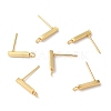 304 Stainless Steel Stud Earring Finding STAS-C080-06C-G-1