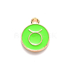 Alloy Enamel Pendants ENAM-S124-01B-06C-2