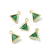Brass Glass Charms KK-Z136-30G-01-1