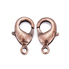 Brass Lobster Claw Clasps KK-903-R-NF-2