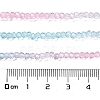Transparent Painted Glass Beads Strands LS-DGLA-A034-T2mm-A22-3