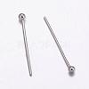 Tarnish Resistant 304 Stainless Steel Ball Head Pins STAS-K146-045-21x0.7mm-1