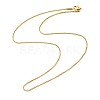 304 Stainless Steel Box Chain Necklace for Men Women NJEW-F308-01-2