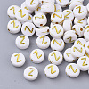 Plating Acrylic Beads PACR-R242-01Z-1