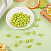 50Pcs Opaque Acrylic Beads SACR-TADJ0001-01C-4