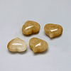 Natural Yellow Aventurine Heart Palm Stone LS-G-F637-11C-1