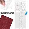 Gorgecraft Transparent Acrylic Sewing Template DIY-GF0002-84-3