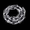 Transparent Glass Beads Strands X-GLAA-Q113-03A-A01-2