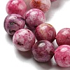 Natural Gemstone Hemimorphite Round Beads Strands G-L145-8mm-03-01-3