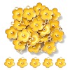 Light Gold Plated Alloy Enamel Pendants ENAM-YW0002-20G-1
