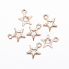 Ion Plating(IP) 304 Stainless Steel Charms X-STAS-H392-01RG-1