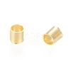 Cadmium Free & Nickel Free & Lead Free Brass Crimp Beads E003-G-NF-2