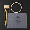 DIY Transparent Fabric Embroidery Kits DIY-K032-79B-2