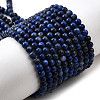Natural Lapis Lazuli Beads Strands G-L621-B10-4mm-AB-2