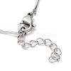 304 Stainless Steel Bar Link Chain Bracelets BJEW-K226-07P-3
