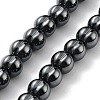 Synthetic Non-Magnetic Hematite Beads Strands G-H303-B16-1