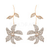 Alloy Rhinestone Stud Earrings for Women FS-WG7EB11-01-5