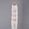 Handmade Cotton Rope Hanging Planters Sets AJEW-WH0112-05-2