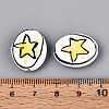 Handmade Porcelain Beads X-PORC-T134-07-4
