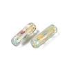 Picasso Transparent Glass Bugle Beads SEED-N010-02A-02-2