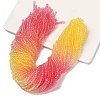 Transparent Painted Glass Beads Strands DGLA-A034-T3mm-A07-1