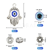 DIY Evil Eye Jewelry Kits DIY-NB0004-73AS-5
