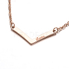 304 Stainless Steel Necklaces NJEW-L406-28-2
