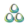 304 Stainless Steel Pendants STAS-Q362-02B-M-1