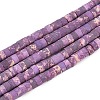 Dyed Synthetic Imperial Jasper Beads Strands G-Z089-A03-K-1