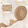 10M Burlap Braided Ribbons OCOR-WH0093-32-2
