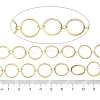 304 Stainless Steel Ring Link Chains CHS-G044-05G-04-2