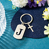 1Pc Stainless Steel Keychains KEYC-TADJ0001-08J-3