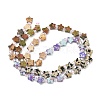 4 Styles Synthetic Imperial Jasper & Natural Picture Jasper & Unakite & Dalmatian Jasper Beads Strands G-D095-A04-4