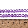 Baking Paint Glass Beads Strands EGLA-Q120-C-A02-4