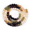Natural & Synthetic Mixed Gemstone Beads Strands G-D080-A01-01-29-2