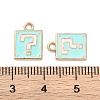 Alloy Enamel Charms ENAM-Q001-08G-04-3