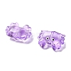 Transparent Glass Enamel Beads LAMP-V001-08E-3