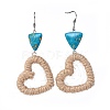 Dangle Earrings EJEW-JE03011-03-2