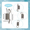 SUNNYCLUE 150Pcs Iron Spring Bead Clamps for Beading Jewelry Making FIND-SC0004-31-2