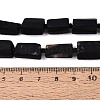 Natural Black Tourmaline Beads Strands G-N362-08A-01-5