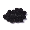 Flocky Acrylic Beads OACR-L011-D-07-1