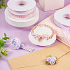 10 Yards Flat Polycotton(Polyester Cotton) Ribbon OCOR-TAC0030-01I-7