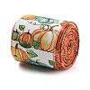 5 Yards Thanksgiving Day Printed Polyester Wired Ribbon OCOR-K009-01A-2