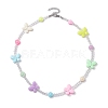 Acrylic Beaded Kids Necklaces NJEW-JN04707-02-4