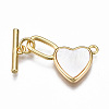 Brass Toggle Clasps KK-T063-88G-NF-3